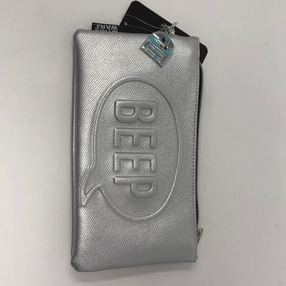BioWorld Star Wars R2-D2 Beep Bloop Clutch Purse - Picture 1 of 4